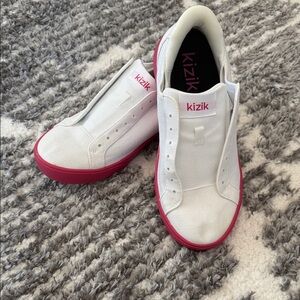 Kizik Women's Athletic Shoes - White and Pink